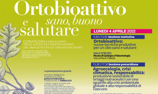 OBA. NUTRA FOOD - convegno conclusivo