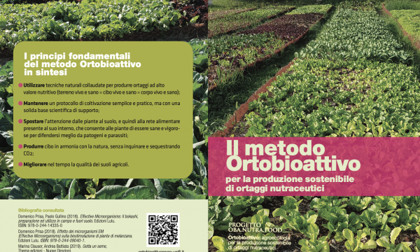 Disponibili i depliant informativi dedicati all'Ortobioattivo.